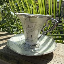 D'Lusso Designs Calla Lily Tea Cup and Saucer Set picture