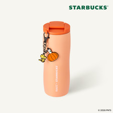 Starbucks Korea Official MD SS Pumpkin Peanuts Flow Line Tumbler 473 ml picture