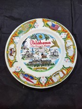 Vintage 1976 Collector's Plate Of State Of Oklahoma Bicentennial Series LE picture