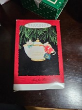 Hallmark 1995 Tea for Two Ornament New in Box Vintage Keepsake Holiday picture