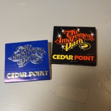 Vintage Cedar Point Amusement Park - Sandusky Ohio - Matchbook - Lot of 2 picture