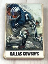 VTG 60s STANCRAFT Official NFL Dallas Cowboys PLAYING CARDS Complete w/ Jokers picture