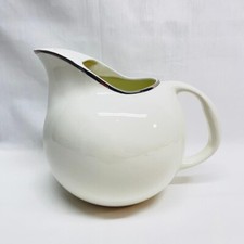 Vtg Pitcher Ballerina By Universal 22 Kt Rim Ice Lip Pottery 4