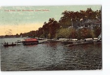 Culver Indiana IN Postcard 1907-1915 Long Point Lake Maxinkuckee picture