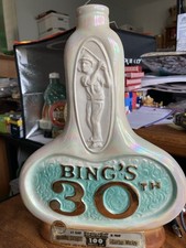 1971 Jim Beam Bing's 30th National Pro-Am Decanter Empty  Crosby  NO CORK  VGC picture