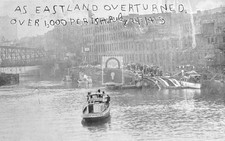 SS Eastland Disaster Harbor Chicago Illinois IL - Reprint picture