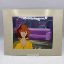 VTG 1985 Teenage Mutant Ninja Turtles TMNT Animation CEL April O’Neil Sewer Lair picture