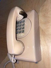 Vintage Pink Peachy Blush Stomberg Carlson Western Electric Wall Mount Phone picture