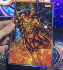 2026 Topps Marvel Vault Box Topper Originals Iron Man Art Card picture