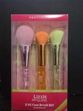 Disney Profusion LIZZIE McGUIRE Makeup Collection 3 Pc Face Brush Set NEW +BOX picture