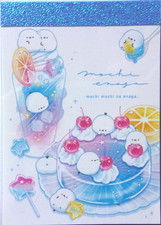 Q-LIA Bird Long-tailed Tit Fruits Jelly Mini Memo Pad Made in Japan 70 sheets picture
