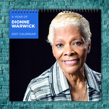 Dionne Warwick  2027 Wall Calendar 12 Month Celebrity Photo Fan Collectible picture