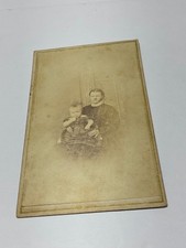 CIVIL WAR ERA CDV CLERGY  HOLDING CHILD TRUST IN GOD DEAR BROTHER NOTE CHAIR picture