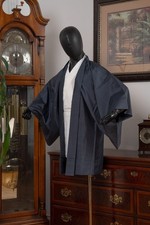 DEAR VANILLA JAPANESE HAORI JACKET MEN'S KIMONO AUTHENTIC JAPAN GENUINE VINTAGE picture