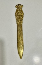 Antique 1910 REX Krewe Favor Letter Opener New Orleans Mardi Gras Knife RARE picture
