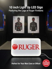 Ruger Firearms Light Up LED Neon Sign With USB- Reloading Shooting Hunting 2A picture