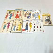 Simplicity Butterick McCall's Lot of 9 Vintage Original Women's Evening Patterns picture