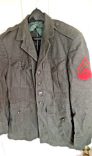 WW2 U.S.M.C. Seargents dress wool jacket Vintage picture