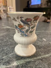 Wedgwood Kutani Crane Urn Shaped Vase Bone China Made in England picture