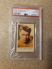 📀1962 Dutch Gum Ex Set Clint Eastwood  PSA 4 VG-EX  