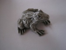 1984 Hudson Pewter Frog #3163 1 1/4