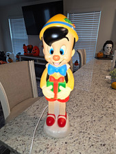 Blow Mold Decor Pinocchio With Christmas Gift 22