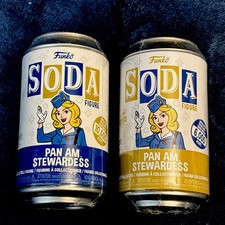 Funko Pop Vinyl Soda PAN AM STEWARDESS & International Ad Icons x2 New/Sealed picture