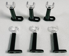Size 6mm Neon Sign Black Tube Support / Stand Accessory / Tube Holder Qty 5 picture