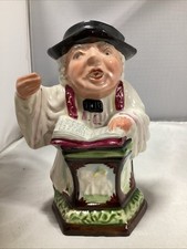Vtg Toby Mug Vicar at Podium;States Made In Japan,Large,Original 7.25” X 5.5” picture