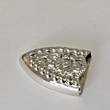Crumrine Mfg Reno 925 Sterling Silver .75” Western Belt Tip 6.3g (SS81) picture