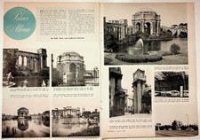 1960 Westways Magazine Palace of Fine Arts San Francisco Photo Feature Article picture