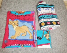 COMPLETE RARE VTG Vintage 90s Disney The Lion King Sheet and Pillow Set Twin Siz picture