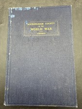 WWI Rockingham County in the World War 1917-1918 Virginia history book  picture