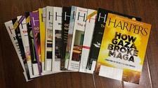 HARPER'S Magazine - Lot of 22 - Reading copies - Lapham - 2024 2025 2026 picture