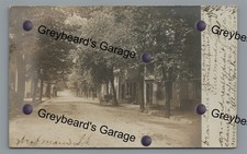 RPPC West Main Street NEWVILLE PA Cumberland County 1905 Real Photo Postcard picture