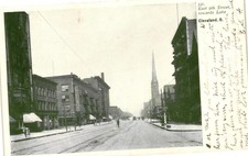 Vintage Postcard- EAST 9TH STREET, CLEVELAND, OH. Early 1900s picture