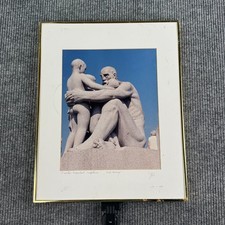 Gustav Vigeland Sculpture Oslo Norway Original Photo Auto John Hutchinson Framed picture