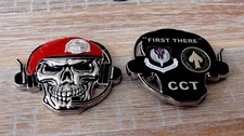 USAF AFSOC CCT Special Forces Combat Control Team Beret Skull Challenge Coin picture