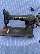 Singer RED EYE vintage sewing machine Model 66 1922 W Accessories For Parts picture