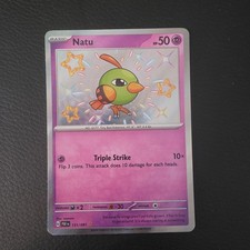 Natu 151/091 Baby Shiny Rare - Pokemon TCG Paldean Fates (PAF) picture
