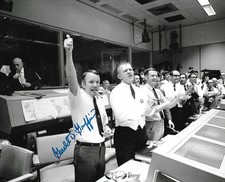 Gerald Griffin auto/signed 8x10 photo NASA Mission Control Apollo Program LOOK picture