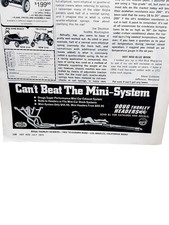 1972 Doug Thorley Headers Mini System Vintage Exhaust Print Ad picture