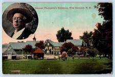 1912 West Swanzey New Hampshire NH Postcard Denman Thompson Residence Home House picture