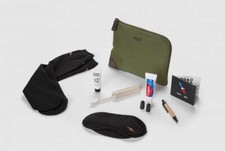 NEW American Airlines Biz Class Shinola Detroit Amenity Kit Olive Grn DS & Durga picture