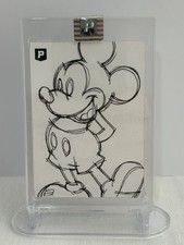 Pristine Authentic Mickey Mouse Sketch Card Fast Pass Mickey by Scott Cook picture