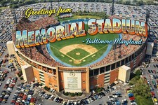 MODERN Postcard Memorial Stadium Baltimore, Maryland A215 picture