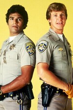 CHiPs Larry Wilcox Erik Estrada back to back 24x36 Poster picture