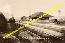 DL&W Blairstown NJ station 8½X11  enlargement from postcard picture