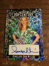 Penelope Ann Miller 2024 Leaf Metal Pop Century Light Blue Swirls Starlet Auto picture