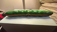 Handmade Hand-Painted Limoges France Pea Pod Hinged Trinket Box picture